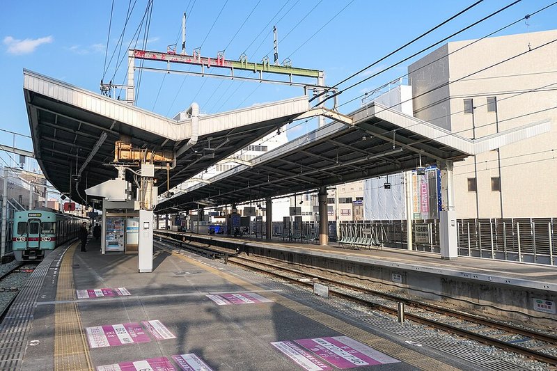 西鉄久留米駅のホーム